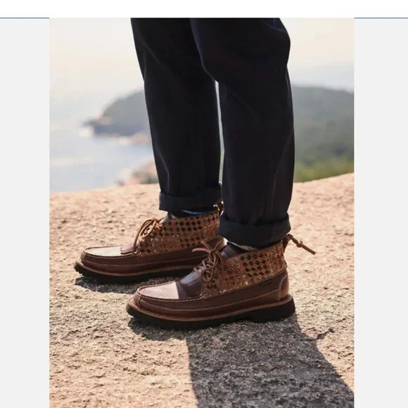Cole Haan x Pendleton America Classic Leather Woven CHUKKA  display picture 2